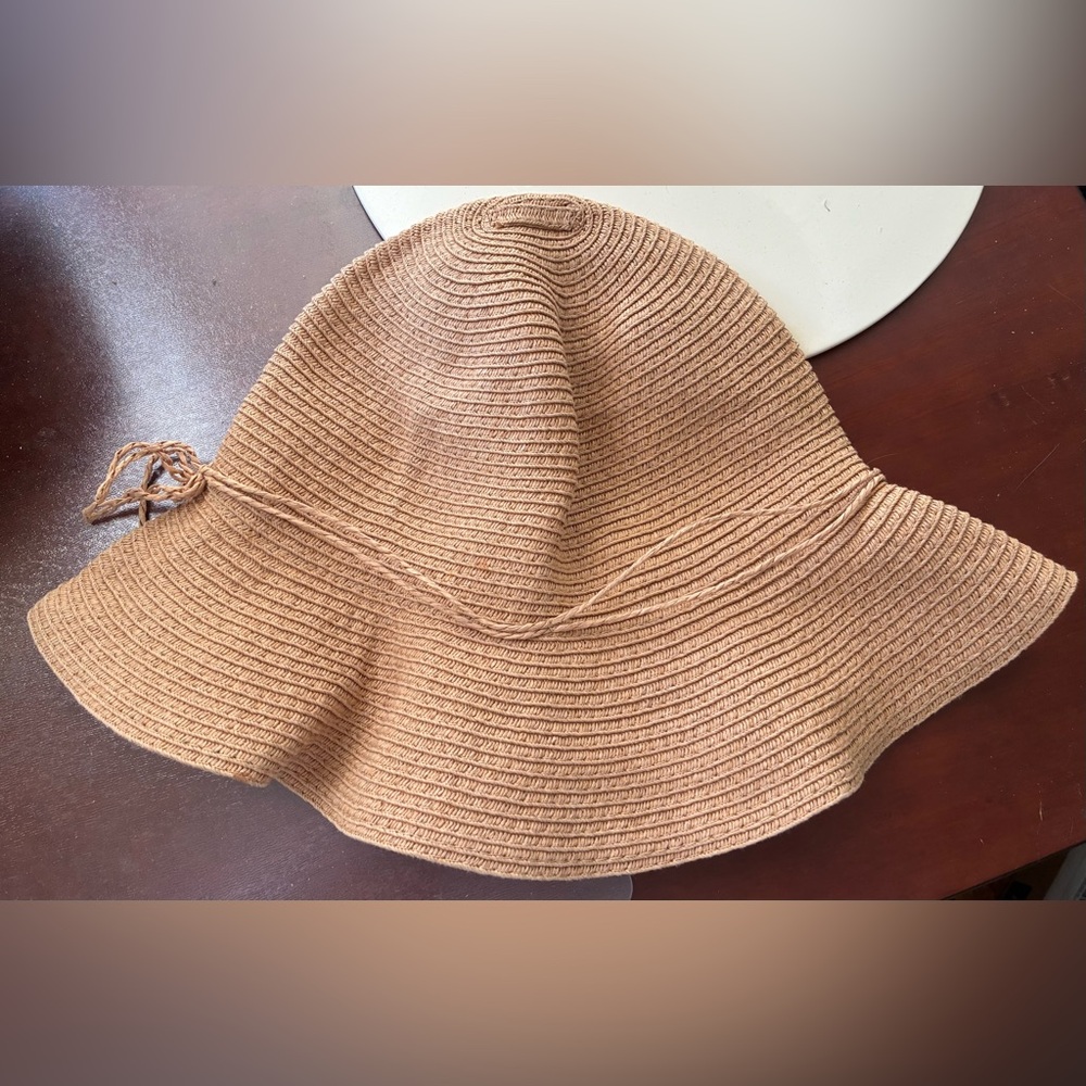 Gap Hat Summer Beach Crochet Straw/Raffia Size M/L